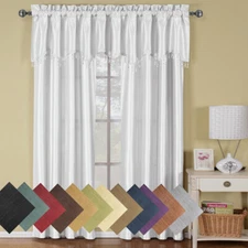 Modern Soho Rod Pocket Décor Single Panel OR Single 70"W x 17"L Straight Valance