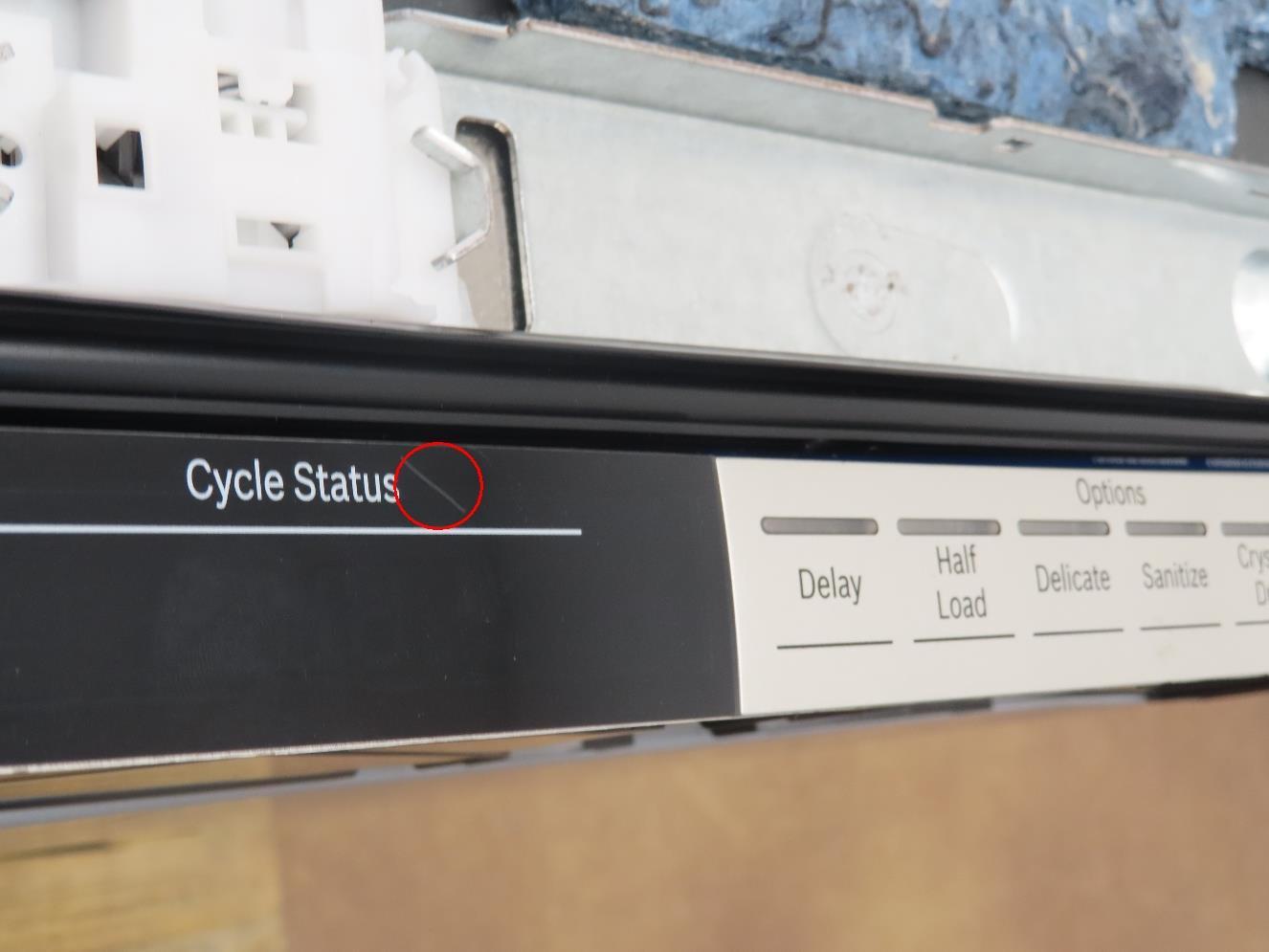 Bosch 800 DLX Series SHV878ZD3N 24" Fully Integrated Dishwasher Panel