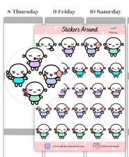 Makeup Planner Sticker | Sticker for Planner, Calendar and Bullet Journal