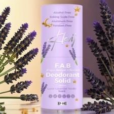 Klevij All Natural F.A.B. Deodorant Lunar Lavender Scent  1.7 oz