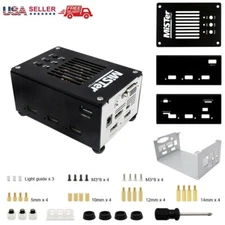 Mister FPGA Metal Case Kit for DE10-Nano USB Hub 2.1 and IO Board Stack