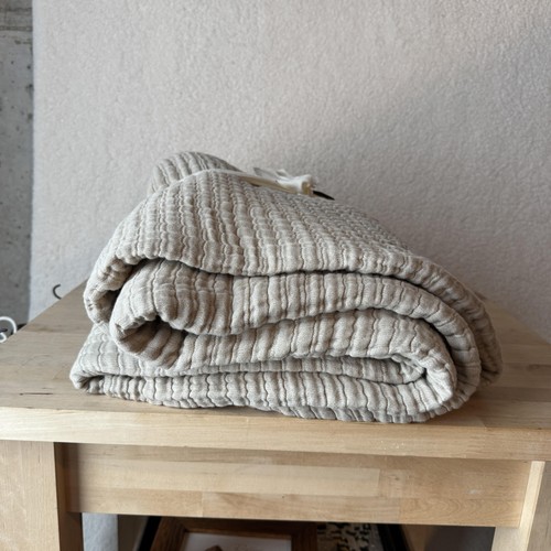 The Citizenry Organic Cotton Gauze Bed Blanket Turkish Linen Fair Trade Turkey - Picture 7 of 9