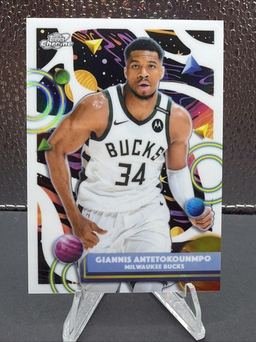 Giannis Antetokounmpo 2025-26 Topps Cosmic Chrome White Hole SP #190
