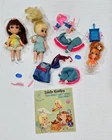 J-244 VINTAGE 1960'S MATTEL LIDDLE KIDDLE SKIDDIDLER DOLLS WITH ACCESSORIES