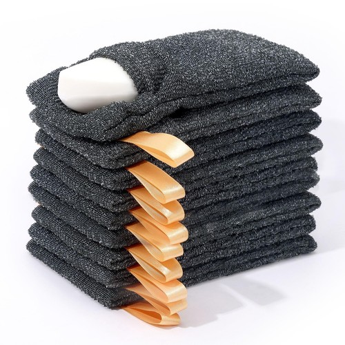 9-Packs Soap Bags Soap Exfoliating Saver, Body Scrubber Shower Sponge for Shower