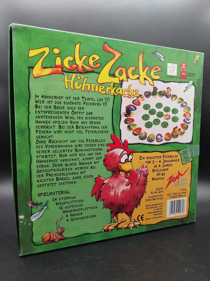 Zicke Zacke Hühnerkacke | Brettspiel | Kinderspiel | Zoch - Bild 2 von 4