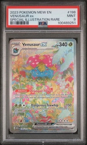 Venusaur ex 198/165 SIR - Pokémon 151 PSA 9 Mint