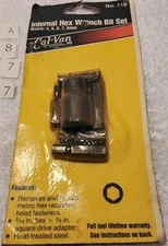 118 CAL-VAN 3/8" DRIVE INTERCHANGEABLE METRIC HEX BIT SET USA 🇺🇸