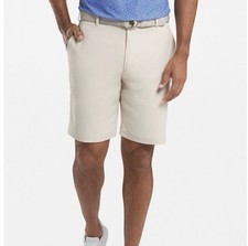 Peter Millar Crown Sport Salem Performance Shorts Light Khaki EB82BT Mens Sz. 36