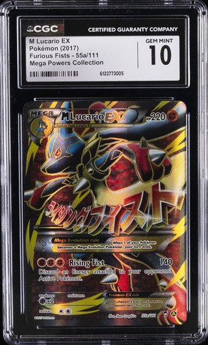 M Lucario-EX graded CGC 10 for sale on eBay