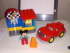 LEGO DUPLO DISNEY JUNIOR MICKEY MOUSE WORKSHOP SET#10829 99% COMPLETE RETIRED 