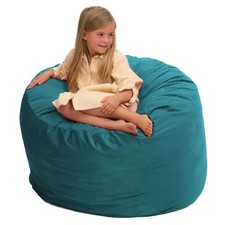 Ultimate Sack 3ft Bean Bag Chair, Oversized Comfy Lounger, Teal Open Box 