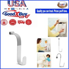 Potty Seat Storage Hook - Greay, Space Saving Bathroom Organizer, 1 Pack, Min...