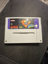 SNES PAL The Death and Return of Superman - Super Nintendo Retro Game - Untested