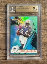 Chris Chambers 2001 Finest Refractor RC Rookie Card BGS 9.5 Gem Mint 💎