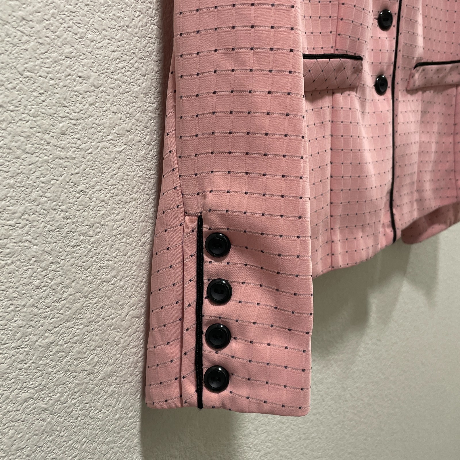 PERCEPTIONS Long Sleeve Button Down Blazer Textur… - image 5