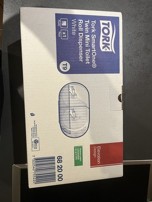 Tork Toilettenpapierspender Smartone T9 Mini 682000 Weiß Kunststoff (73225407552