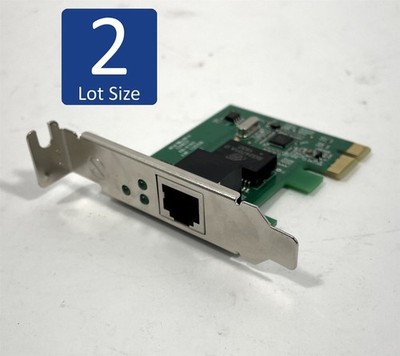 GENUINE LOT OF 2 TP-Link PCI Express Gigabit Network Adapter TG-3468 Low Profile