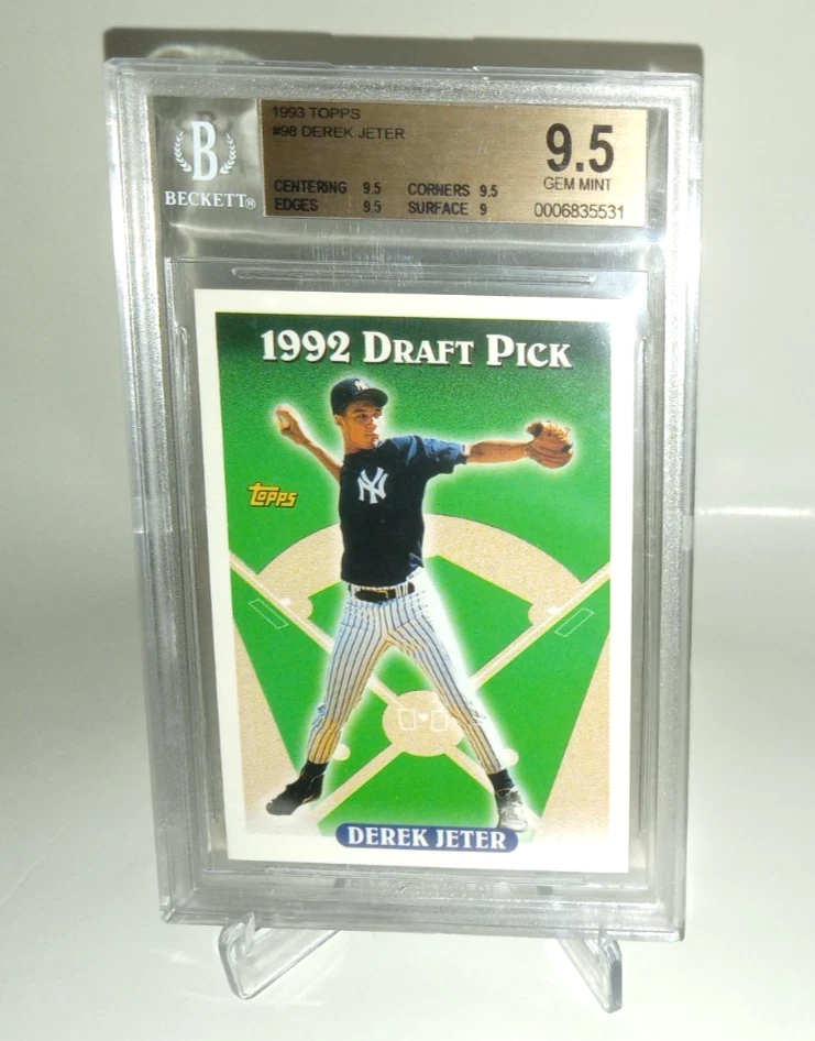 Very RARE PSA 9.5 DEREK JETER #98 Draft Pick 1992 Card Centering 9.5  - Image 2 of 4