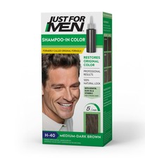 Just For Men Shampoo In Color Medium Dark Brown Lasts Up To 8 Weeks Natural Look