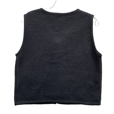 VTG Express Tricot 100% Wool Sweater Vest Women's Small Academia