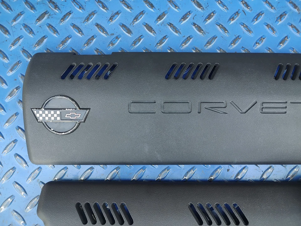 1992-1996 Chevrolet Corvette C4 LT1 Engine Fuel Rail Covers 10224935 OEM - Image 3 of 4