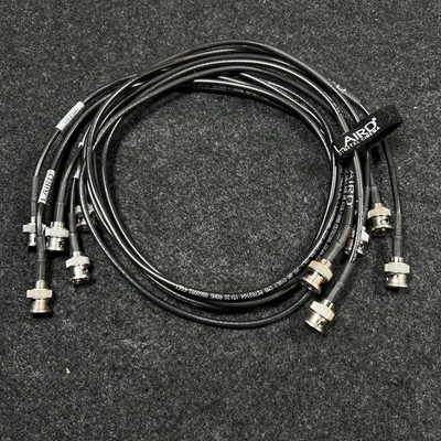 Laird 1855-B-B Belden 1855A SDI-HDTV Sub-Miniature RG59 BNC Cable - 3FT Lot Of 5