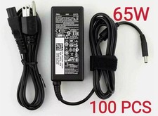 100PCS Genuine 65W 19.5V For Dell Adapter Inspiron 13 14 5000 7000 5558 0G6J41