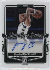 2024-25 Panini Donruss Optic Signature Series MarJon Beauchamp #SS-MAR Auto 1q44