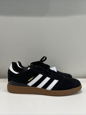 Adidas Busenitz Black White Metallic Gold Skateboard Shoes G48060 Men's Size 11
