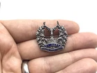 WW2 GORDON HIGHLANDERS ENAMEL & SILVER? SWEETHEART BROOCH
