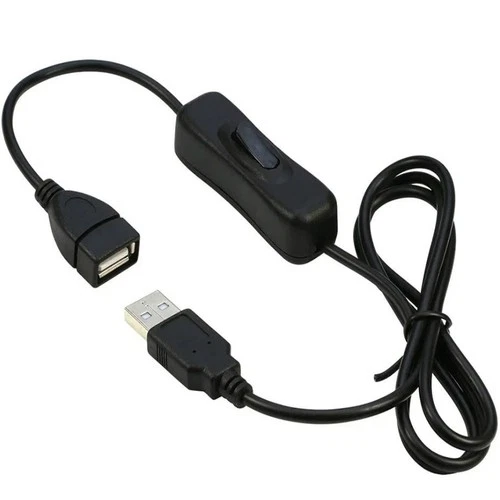 USB Kabel mit Ein/Aus Schalter USB Stecker auf Buchse Verlängerungskabel