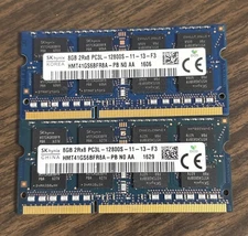 SK hynix 16GB (2x8GB) DDR3L-1600 SODIMM PC3L-12800S 2Rx8 RAM