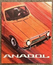 ANADOL Turkish Car Sales Brochure c1971? English Text