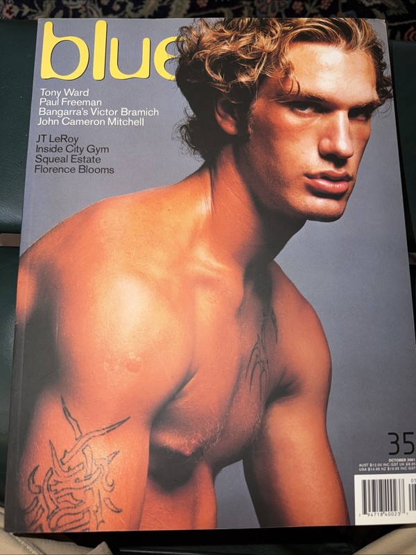 Blu no 35 Oct 2001 Male Gay Interest Men Photo Magazine