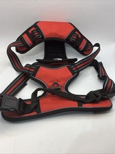 New No Pull Size Large Front Clip Heavy Duty Reflective Dog Harness Red  Black