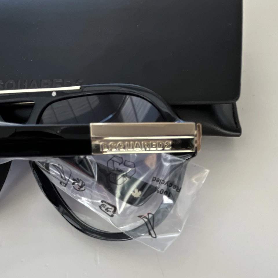 Dsquared2 Damen Sonnenbrille Pilot schwarz, grau getönt, Kunststoff/Metall - Bild 3 von 4