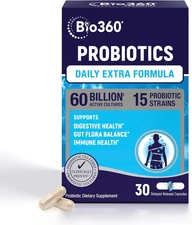 Extra Strength Probiotic for Digestive Health and Immune Support, 60 Billion CFU