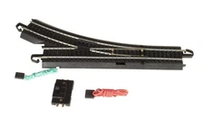 Trains - Snap-Fit E-Z TRACK REMOTE TURNOUT - RIGHT (1/card) - STEEL ALLOY Rail