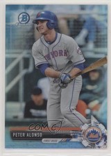 2017 Bowman Draft Chrome Sky Blue Refractor /399 Pete Alonso Peter #BDC-83 05gp