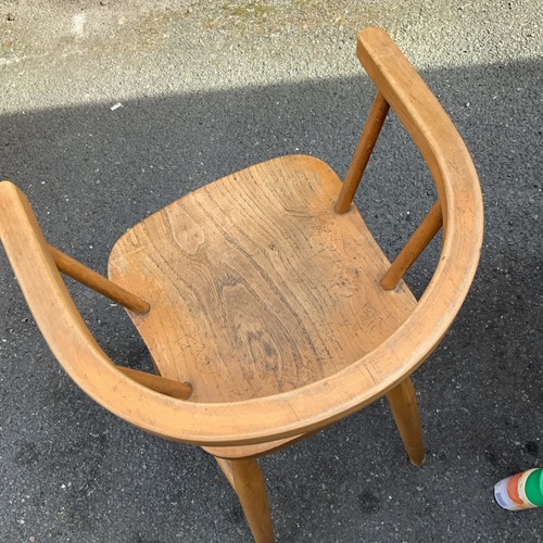 FABULOUS QUIRKY HAND CRAFTED CHILDS WOODEN CHAIR 28.5” TALL - Bild 4 von 12