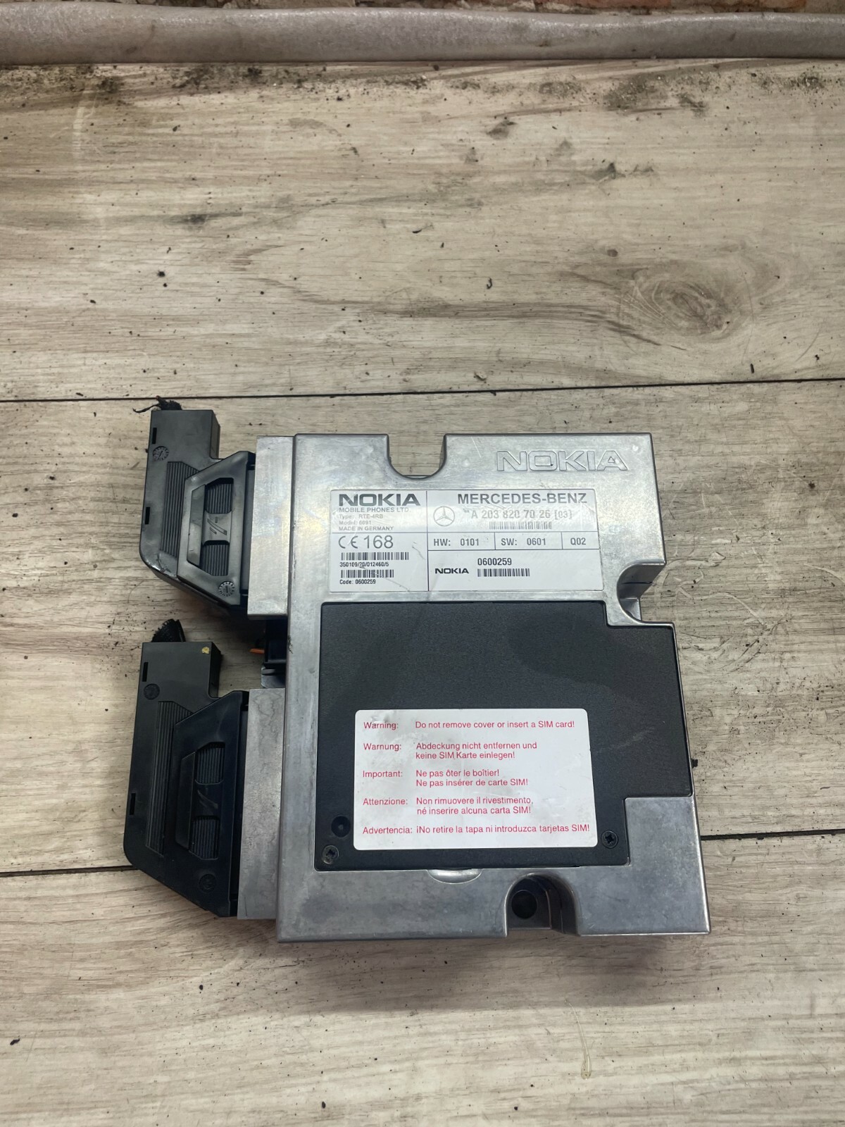 MB Clase E W210 Bluetooth Módulo Manos Libres Control Unidad 
