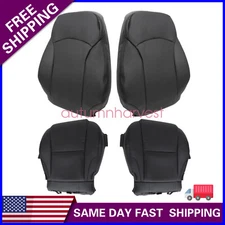 Replacement For Lexus IS250 2006-2013 Driver Passenger Bottom Top Seat Cover Blk