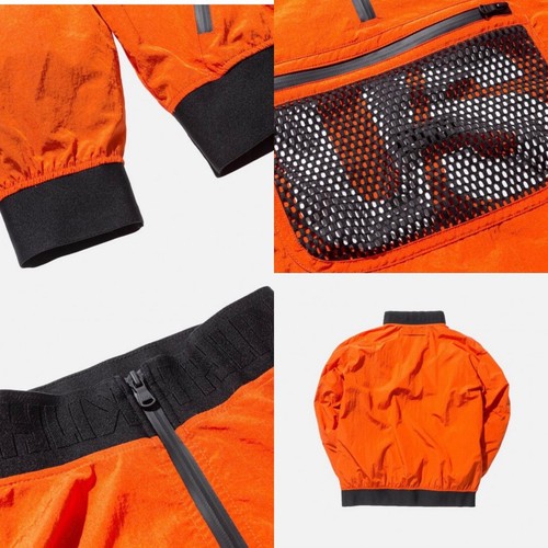 KITH Kittles Mesh Pocket ¼ ZIP Orange, Ronnie Fieg Size M RRP 225$ - Picture 10 of 11
