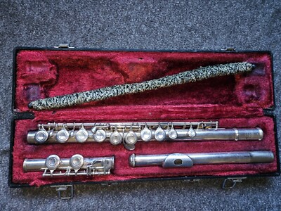 Yamaha YFL-225S Silver-Plated Flute, Japan, Very Good Condition | eBay