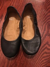 CRB Girl Black Dress Slip Ons Kids Sz 1