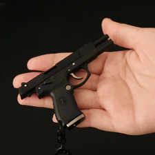 1/3 Mini Gun Keychain Accessories, Pistol Shape Key Chain, Tactical Tiny Keychai
