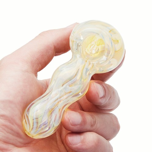 ( Pack of 2 ) 4" Tobacco Smoking Glass Pipe Collectible Handmade Pipes with Box - Picture 5 of 14