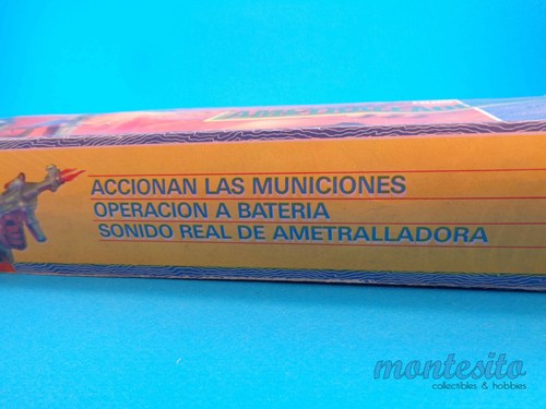 VINTAGE 1970's SPACE MACHINE GUN B/O ROBOT ART BOX * MADE in ARGENTINA by NURI - Picture 12 of 13