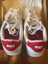 Nike Classic Cortez Leather White Red W- Size 6.5